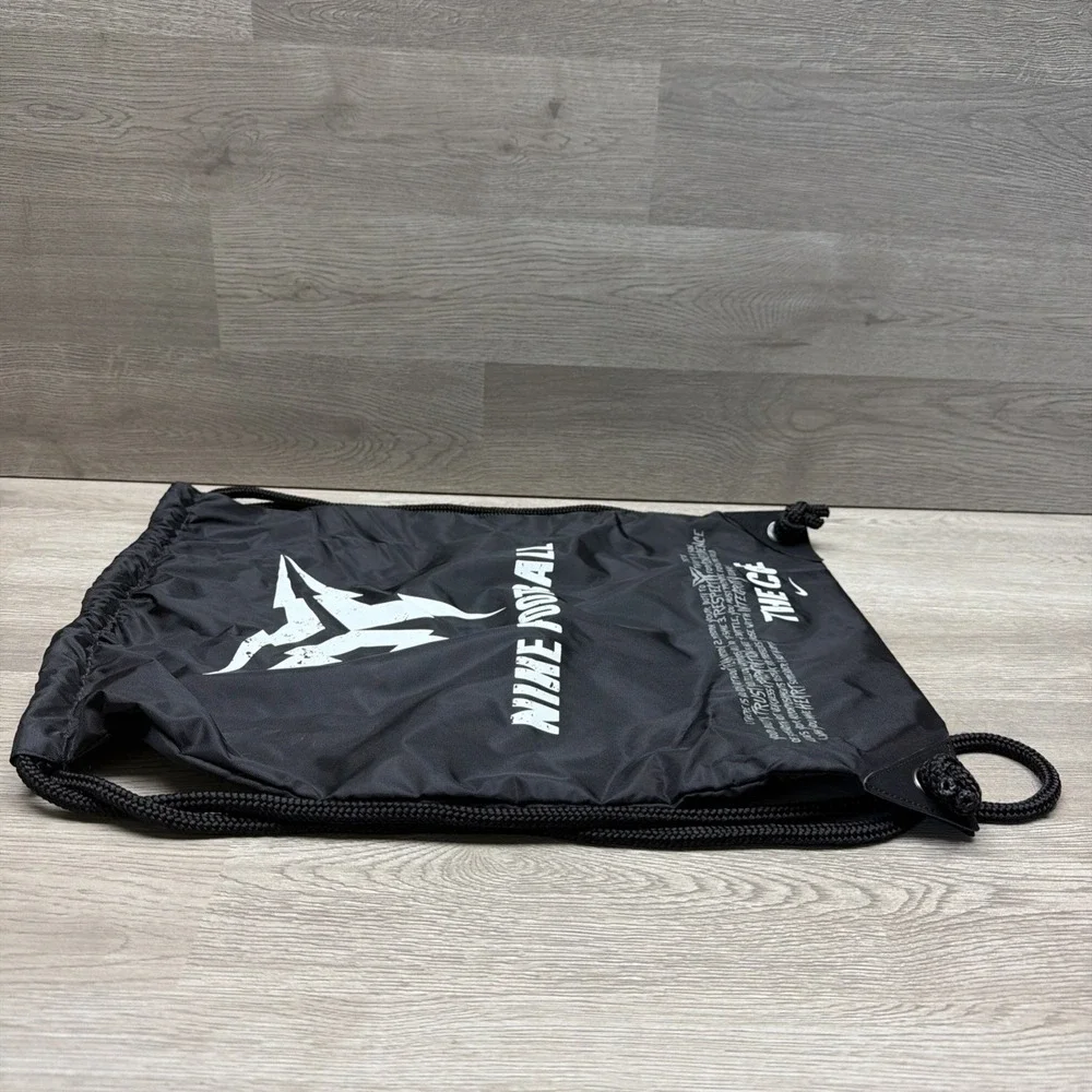 Nike Football BlackTravel Drawstring Backpack 